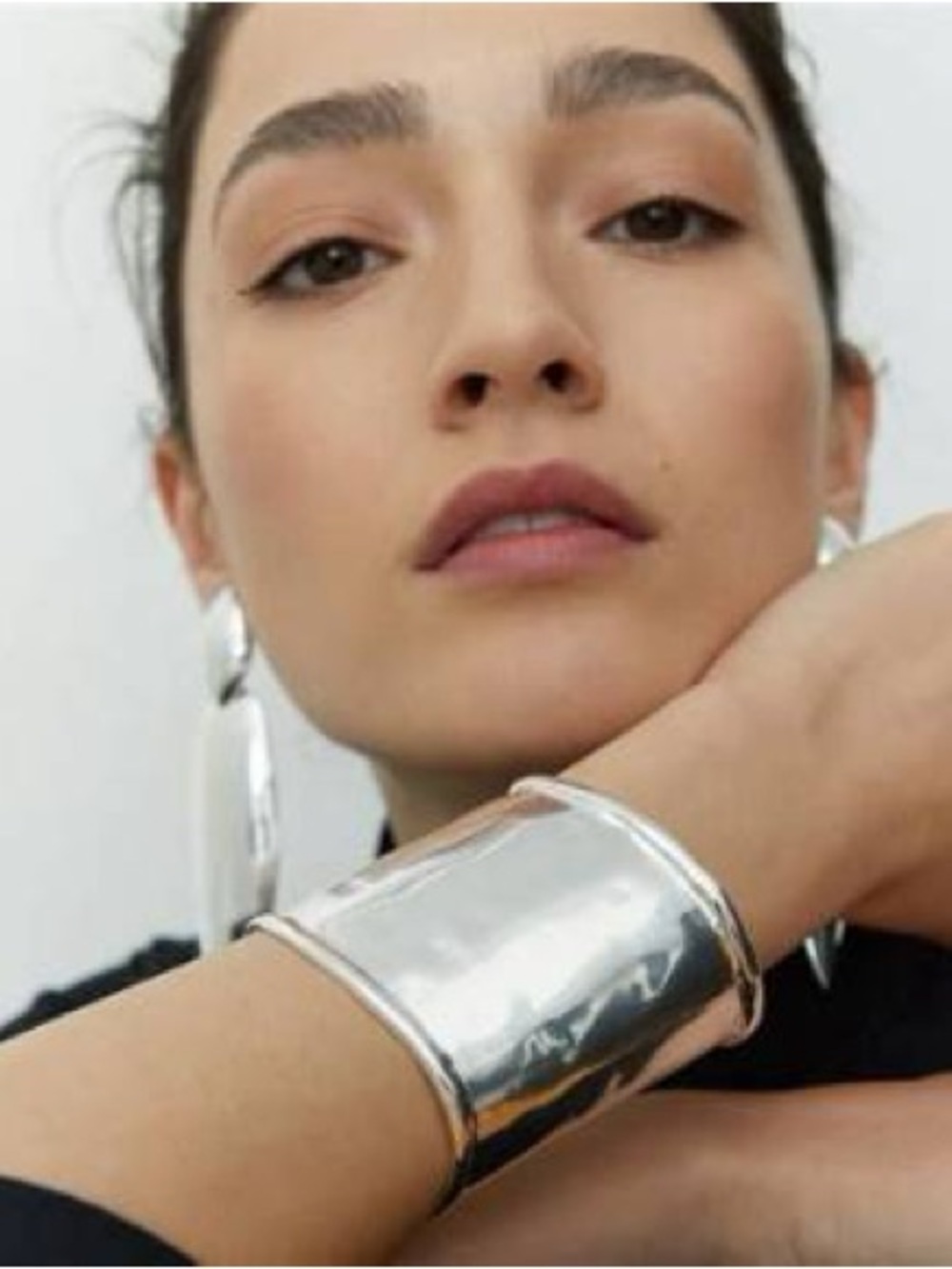 Maja Silver Wide Cuff Bracelet - Women's Jewelry